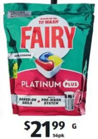 Fairy Platinum Plus Dishwashing Tablets 56pk