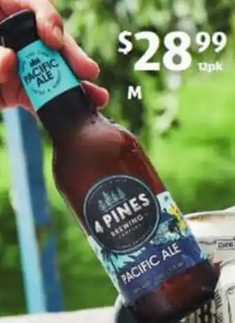 ALDI 4 Pines Pacific Ale 12 x 330 ml offer