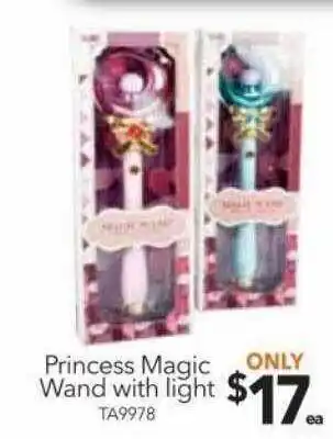Cheap as Chips Princess magic wand with light offer