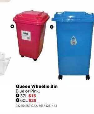 Mitre 10 Queen wheelie bin offer