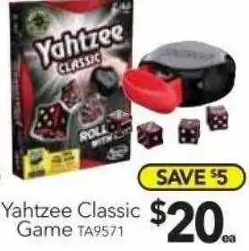 Cheap as Chips Yathzee classic game offer