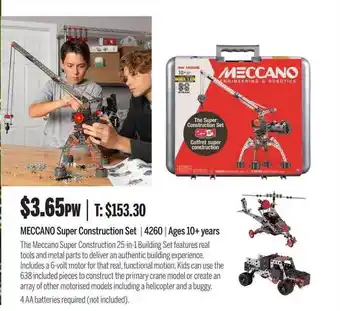 Chrisco Hampers Meccano super construction set offer