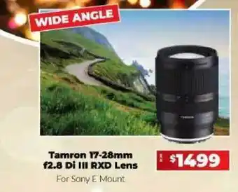 Camera House Tamron 17-28mm f2.b di iii rxd lens offer