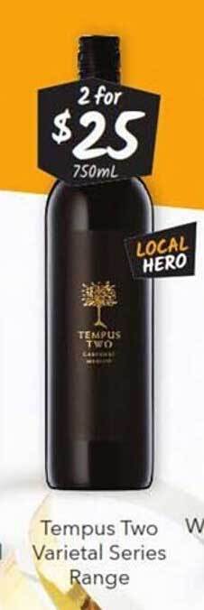 Cellarbrations Tempus two varietal series range offer