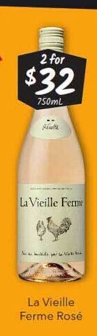 Cellarbrations La vieille ferme rosé offer