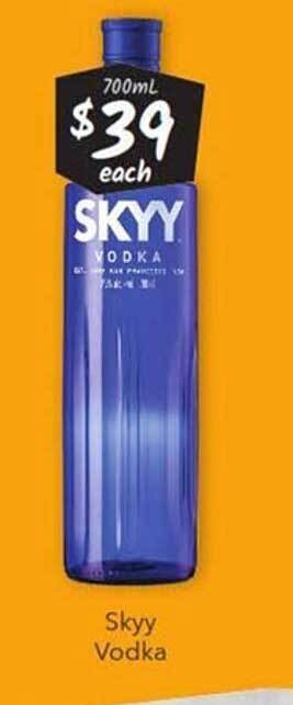 Skyy vodka