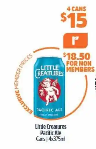 BWS Little creatures pacific ale cans offer