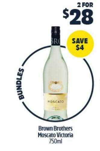 BWS Brown brothers moscato victoria offer