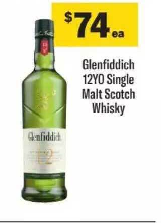Liquorland Glenfiddich 12yo single malt scotch whisky offer