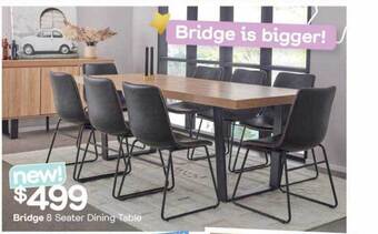 Fantastic Furniture Bridge 8 seater dining table offer