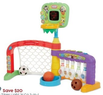 Target Little Tikes Light 'N Go 3-In-1 Sports Zone offer