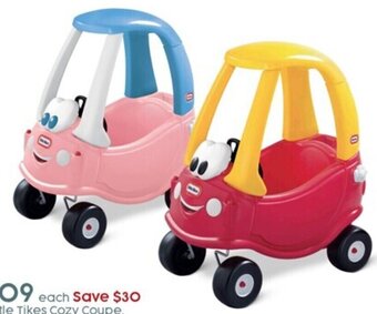 Target Little Tikes Cozy Coupe, Princess or Red/Yellow offer