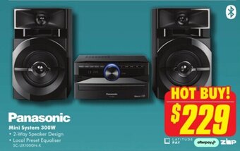 The Good Guys Panasonic - Mini System 300w offer