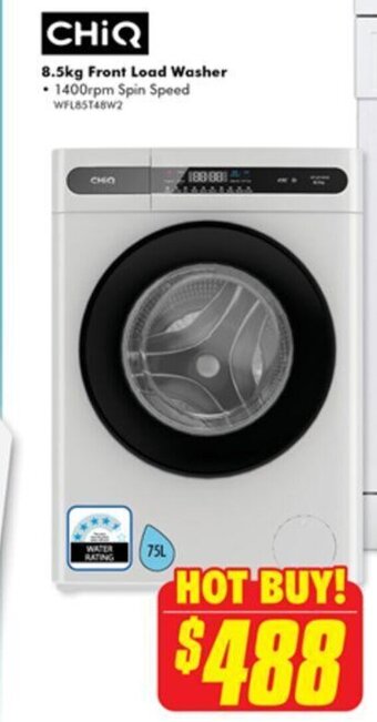 The Good Guys Chiq 8.5kg Front Load Washer offer