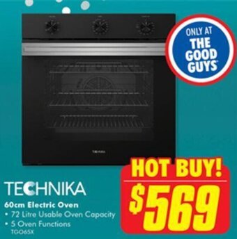 The Good Guys Technika 60cm Electric Oven offer