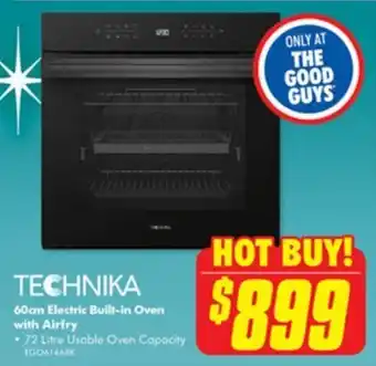 The Good Guys Technika 60cm Electric Built in Oven with Airfry offer