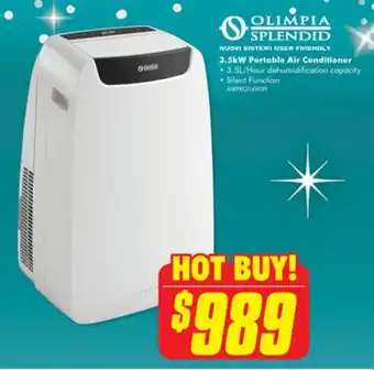 The Good Guys Olimpia Splendid 3.5kW Portable Air Conditioner offer