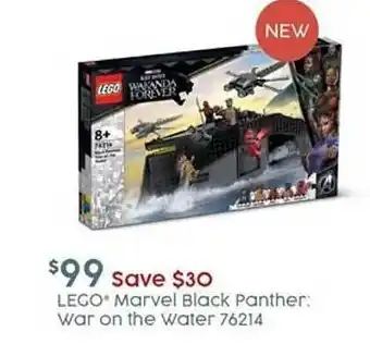 Lego marvel black panther war on the water