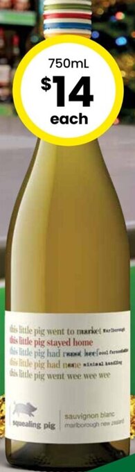 The Bottle O Squealing Pig Range 750ml offer