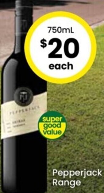 The Bottle O Pepperjack Range 750ml offer