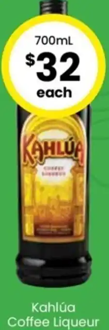 The Bottle O Kahlúa Coffee Liqueur 700 ml offer