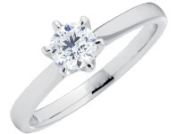 Grahams Jewellers Flawless Cut Platinum Diamond Ring offer