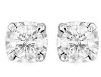 Grahams Jewellers Flawless Cut 18ct White Gold Diamond Stud Earrings offer