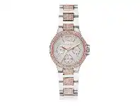 Michael Kors MK6846 Chronograph Stone Set Two Tone Ladies Watch