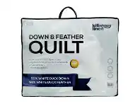 Harris Scarfe Killarney Linen 50% Duck Down & 50% Feather Quilt offer