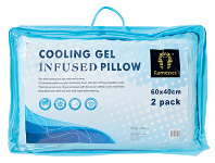 Ramesses 2pk Cooling Gel Infused Shredded Memory Foam Pillow
