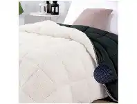 Harris Scarfe Ramesses Sherpa or Waffle Fleece 3 Piece Comforter Set offer