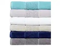 Harris Scarfe Linen House Velour Stripe Towel Range offer