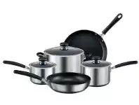 Harris Scarfe Circulon 5pc Ultimum Stainless Steel Cookset offer