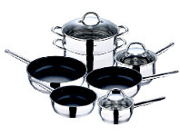 Bergner 7pc Gourmet Stainless Steel Cookset