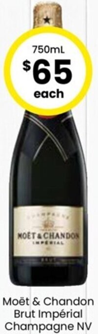 The Bottle O Möet & Chandon Brut Impérial Champagne NV 750ml offer