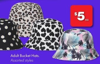 The Reject Shop Adult Bucket Hats offer