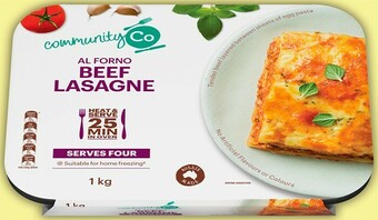 IGA Community Co Italian Ready Meal 1-1.2kg Selected Varieties offer