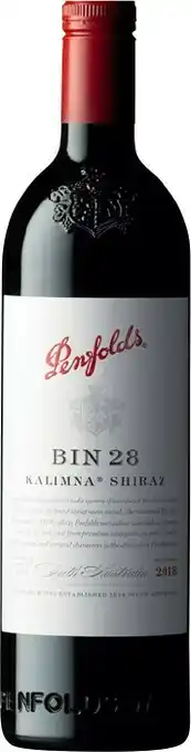 IGA Penfold’s Bin 28 Kalimna Shiraz 2018 750mL offer