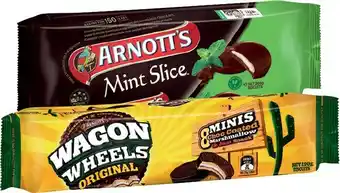 IGA Arnott's TeeVee Snacks or Chocolate Biscuits 160u2011250g Selected Varieties offer