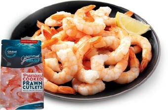 IGA Global Seafoods Premium Cooked Prawn Cutlets 500g offer