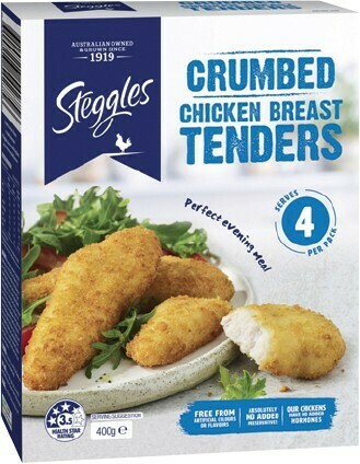 IGA Steggles Chicken Breast Tenders 400g Selected Varieties offer