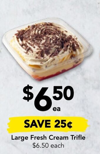 Drakes Large Fresh Cream Trifle offer