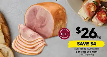 Sun Valley Australian Boneless Leg Ham