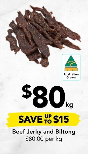 Drakes Beef Jerky and Biltong offer