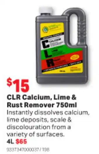 CLR Calcium, Lime & Rust Remover 750ml