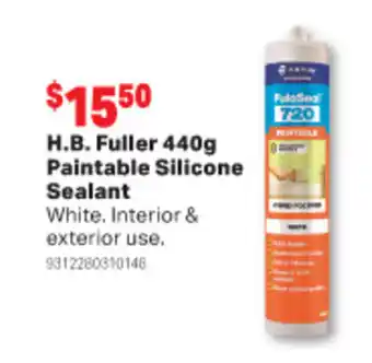 Home Timber & Hardware H.B. Fuller 440g Paintable Silicone Sealant offer