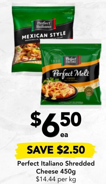 Drakes Perfect Italiano Shredded Cheese 450g offer