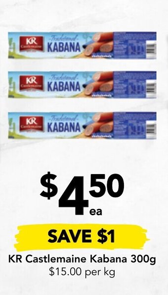 Drakes KR Castlemaine Kabana 300g offer