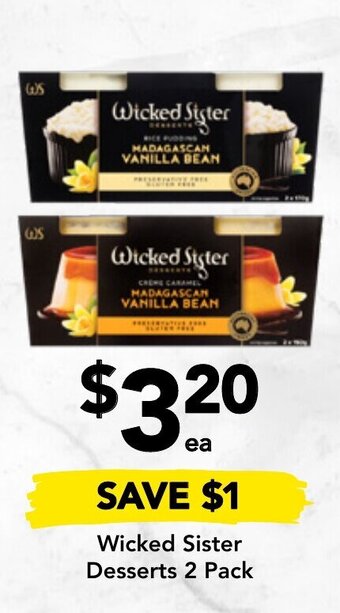 Drakes Wicked Sister Desserts 2 Pack offer