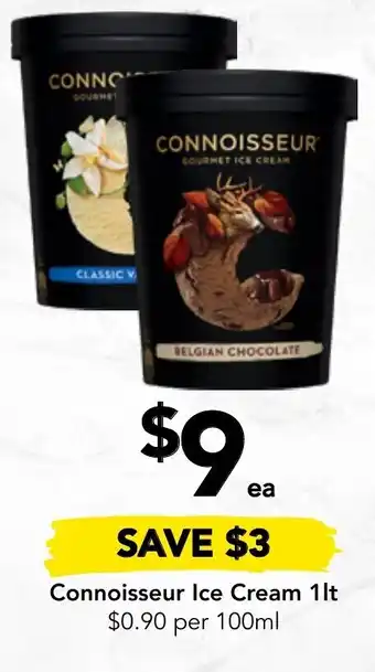 Drakes Connoiseur Ice Cream 1lt offer